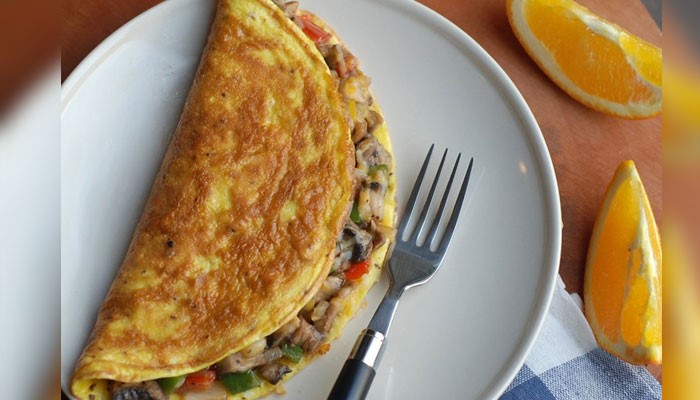 Treat yourself to Chicken Stuffed Omelet for your Eid breakfast!