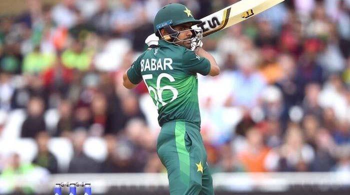 What does Babar Azam lack as compared to other world-class batsmen?
