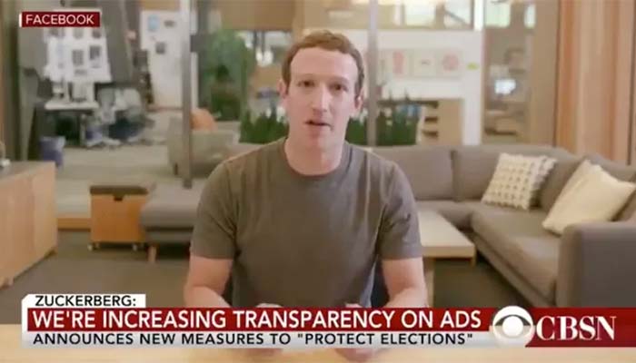 Instagram not to remove deepfake video of Facebook CEO Zuckerberg