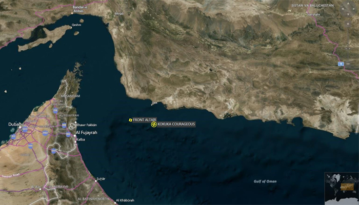 Two oil tankers struck in suspected attacks in Gulf of Oman: shipping firms