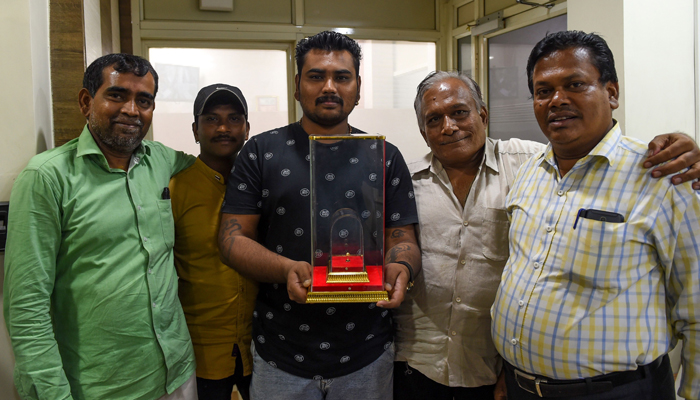 world cup: Ahmedabad jeweller crafts mini Gold World Cup Trophy