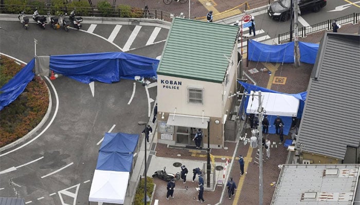 Japan arrests man for stabbing police officer, taking gun