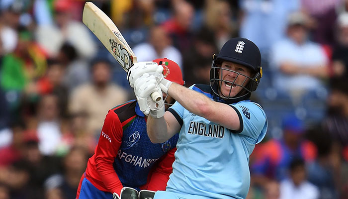 Eoin Morgan says he surprised himself with sixes record