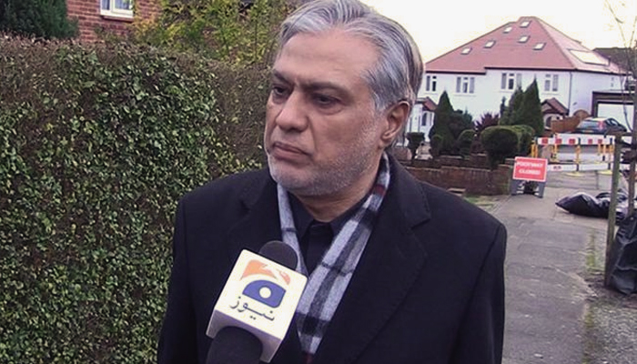 Ex-finance minister Ishaq Dar visits UK Home Office to talk ‘media trial’