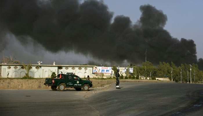 At least 11 dead in Taliban attack on Afghan police HQ