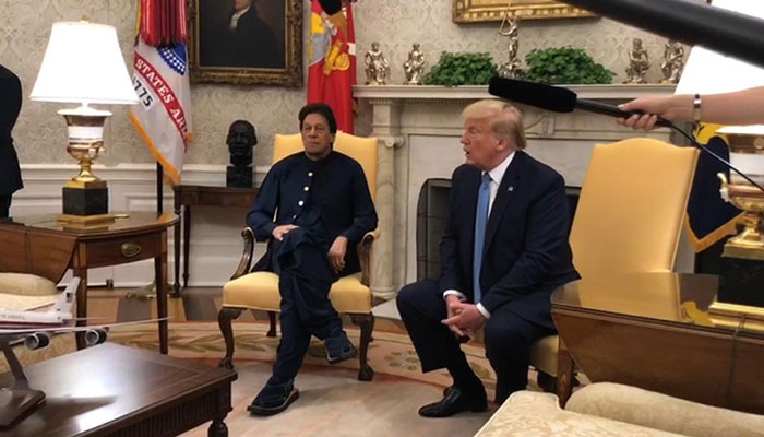 In pictures: US President Trump meets PM Imran at White House