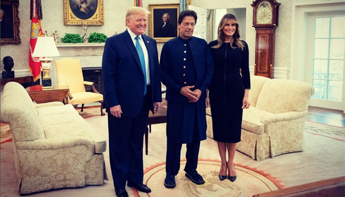 US First Lady Melania shares pictures with PM Imran, President Trump