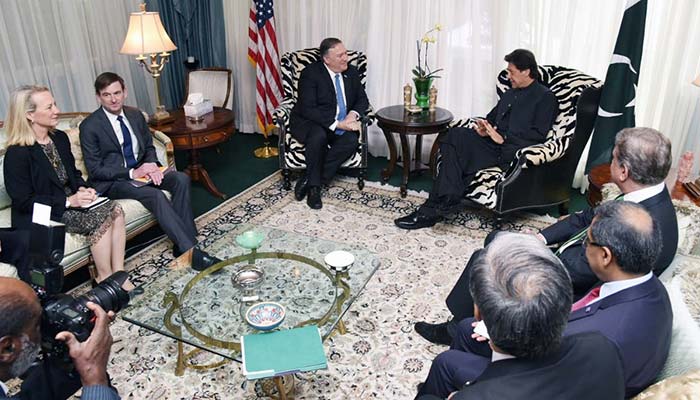 US Secretary of State Mike Pompeo calls on PM Imran