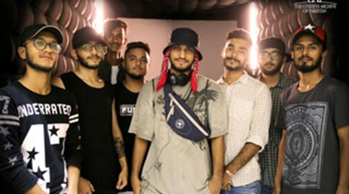 Times Square First Pakistan Rapper Using technology to connect hip hop artists from Pakistan and US