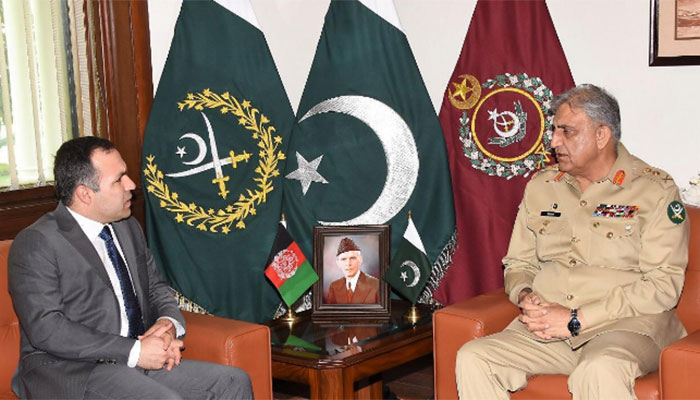 Afghan envoy Shakirullah Atif Mishal meets COAS Bajwa