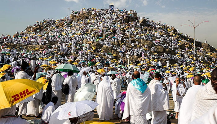 More than two million Hajj pilgrims converge at Arafat as main rituals begin