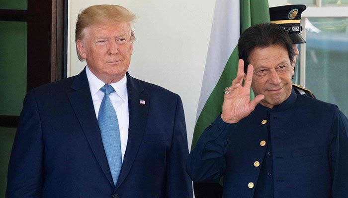 Image result for PM Imran, Trump discuss Indian atrocities in Occupied Kashmir