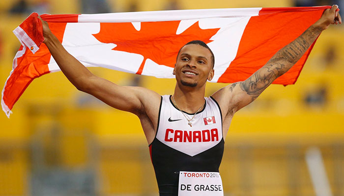 Canadian De Grasse seeks to lay down marker