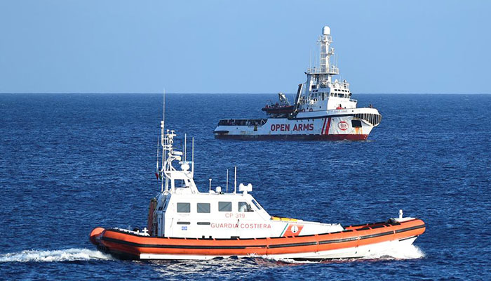 Six EU states to take in 150 migrants from rescue ship blocked by Italy
