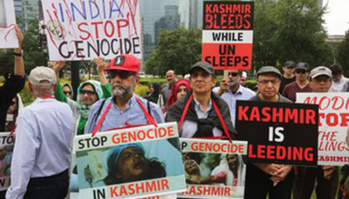 Canadians raise their voice for oppressed people in occupied Kashmir 