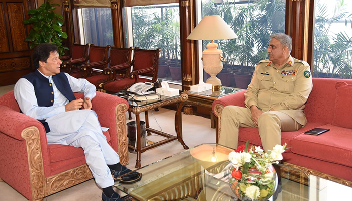 Image result for PM, COAS  discuss Occupied Kashmir and  security situation