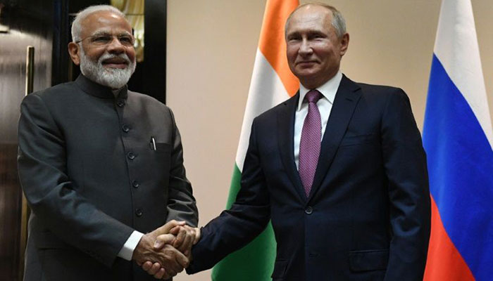 Putin meets Modi for talks on trade, arms deals
