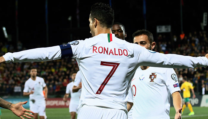 Ronaldo becomes first player to score against 40 different countries 