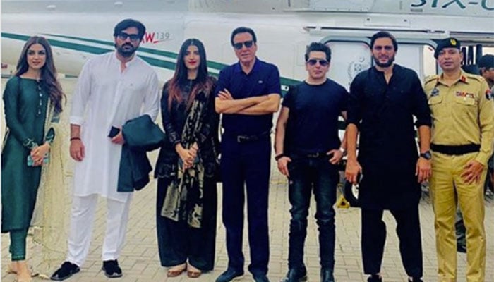 Pakistani celebs in Muzaffarabad for Kashmir solidarity rally