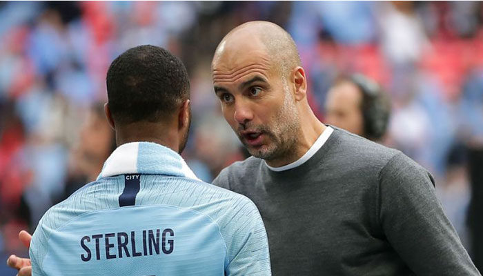 Sterling not on same level as Messi, Ronaldo, insists Guardiola