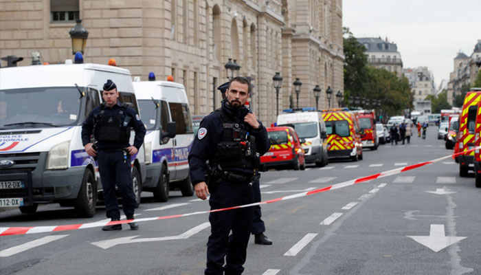 Paris attack: Four officials stabbed to death, attacker shot dead