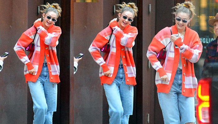 Gigi Hadid all smiles in NYC after things end with Tyler Cameron