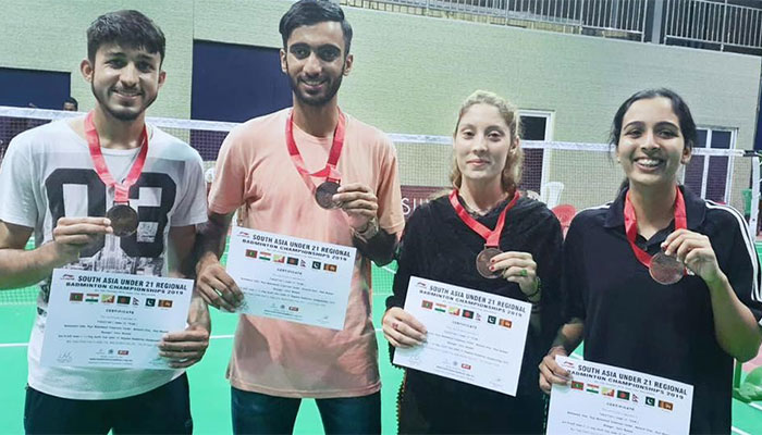Pakistani duo outclasses Indian pair to win South Asian Badminton Gold