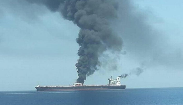 Iran tanker hit by suspected missile strikes near Saudi port