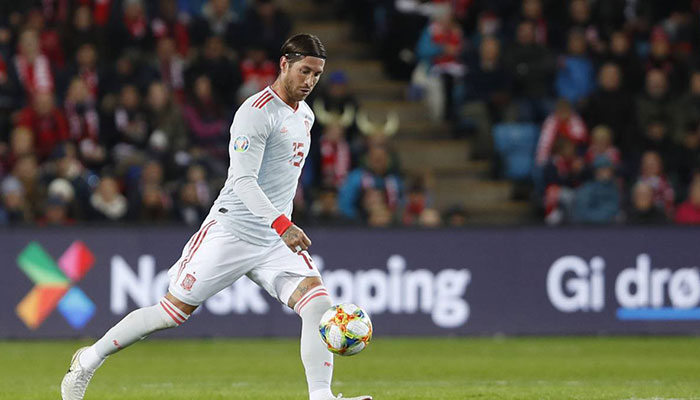 Sergio Ramos becomes Spain's most-capped player ever