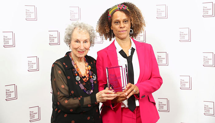 Margaret Atwood and Bernardine Evaristo joint winners of Booker Prize