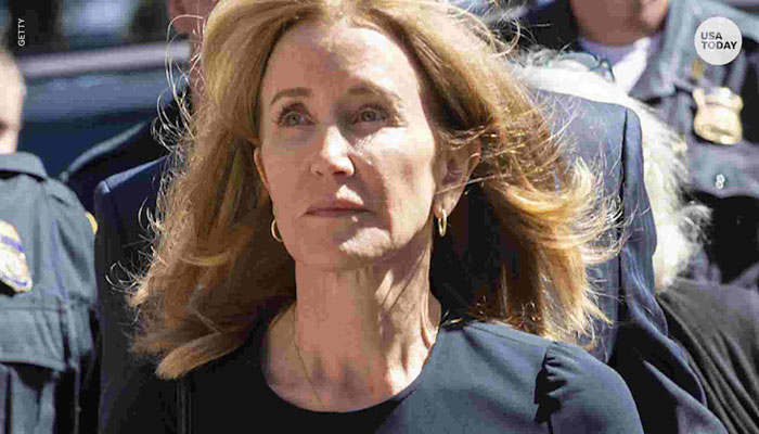 Actress Felicity Huffman sentenced for two weeks in college admissions scam