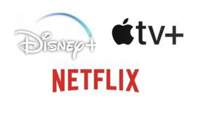 Znalezione obrazy dla zapytania netflix vs disney vs apple