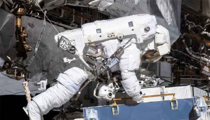  In first, spacewalk conducted by two women