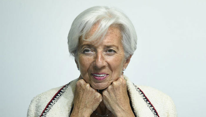 Former IMF chief Lagarde takes swipe at Trump's Twitter habits