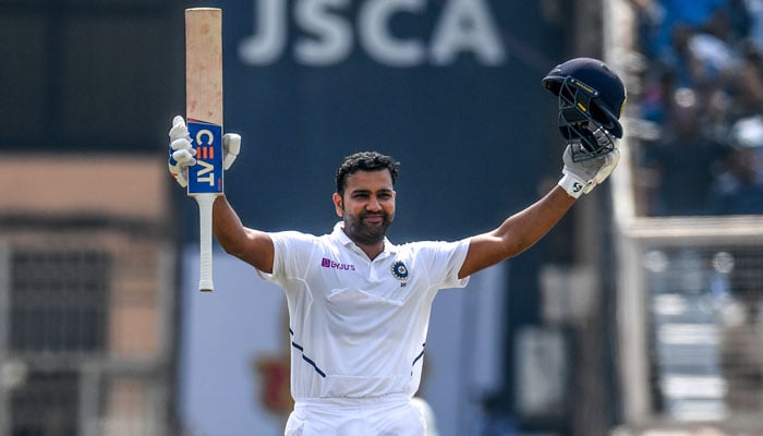 Sharma hits double ton as India declare on 497-9