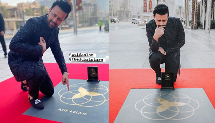 Atif Aslam honoured with a Dubai star of his own