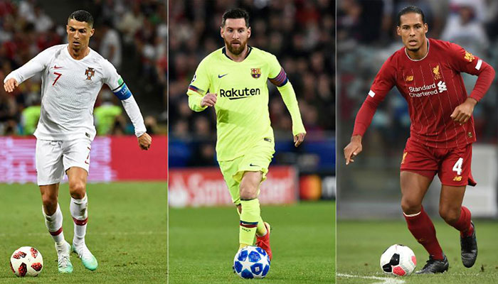 Ronaldo, Messi, van Dijk on Ballon D'Or shortlist, Modric, Neymar miss out