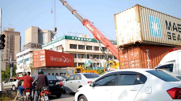 PTI government impounding export containers to counter protests