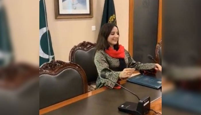 Hareem Shah finally reveals who allowed her inside Foreign Office