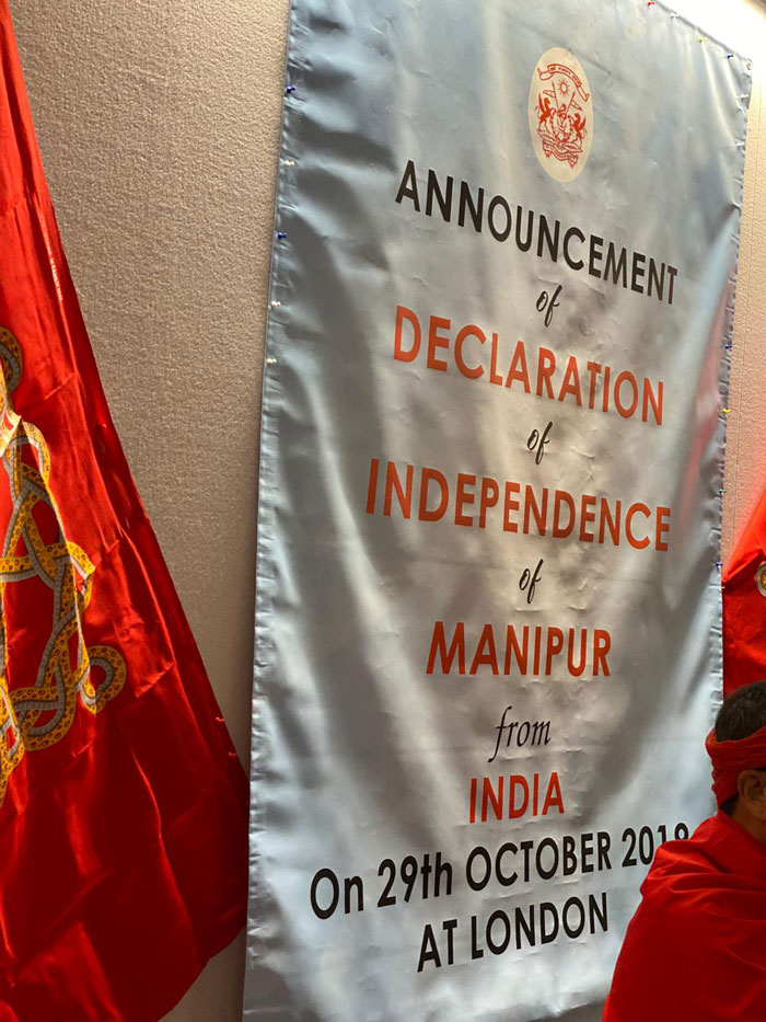 Manipur leaders in London announce separation from India