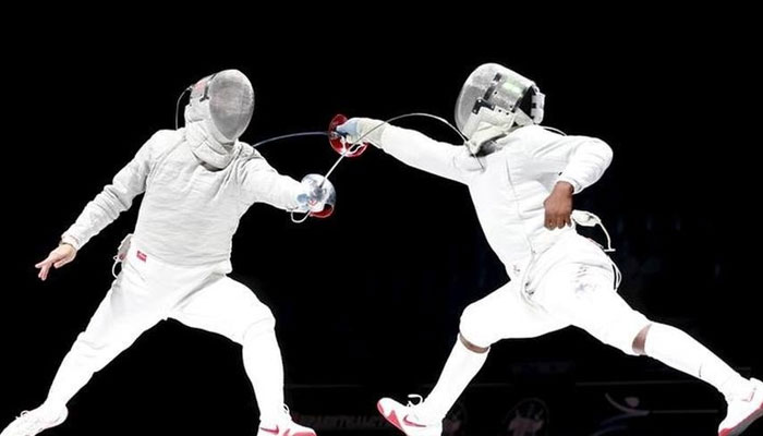 Students receive fencing training at Quetta girls college