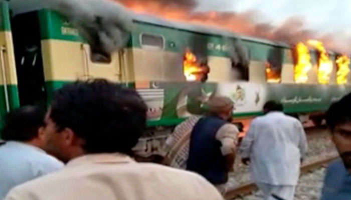 Names of passengers injured in train fire