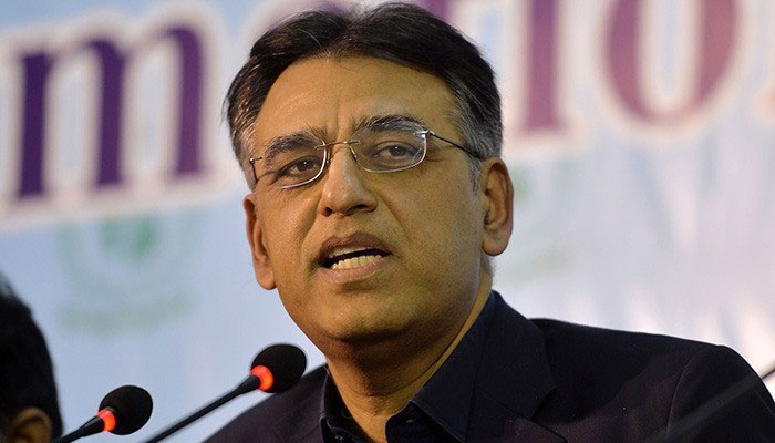 Asad Umar calls out opposition over lack of female participation in Azadi March
