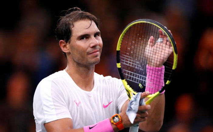Rafael Nadal confirms participation in ATP finals 