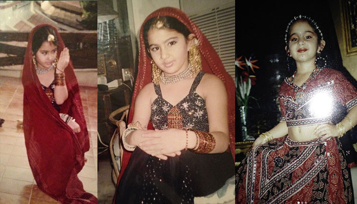 700px x 400px - Sara Ali Khan's childhood post shows that she has always been a diva