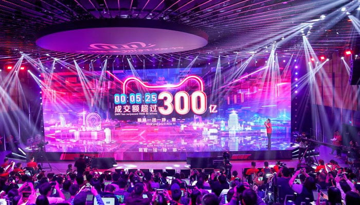 Alibaba's Singles' Day sales hit $30 billion, on track for record