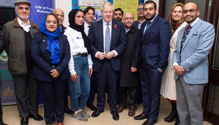 PM Boris Johnson visits mosque as part of election campaign