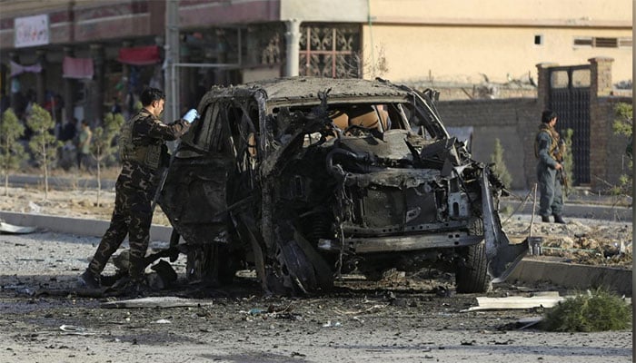 Seven killed after car bomb blast near Afghan interior ministry in Kabul