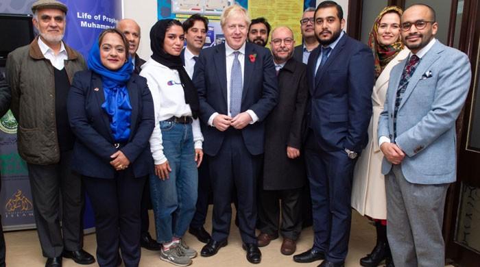 PM Boris Johnson visits mosque as part of election campaign