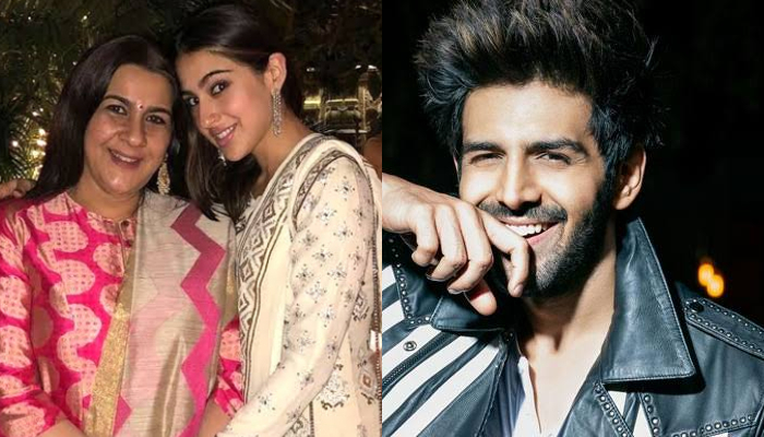 Kartik Aaryan and Sara Ali Khan leave Amrita Singh worried